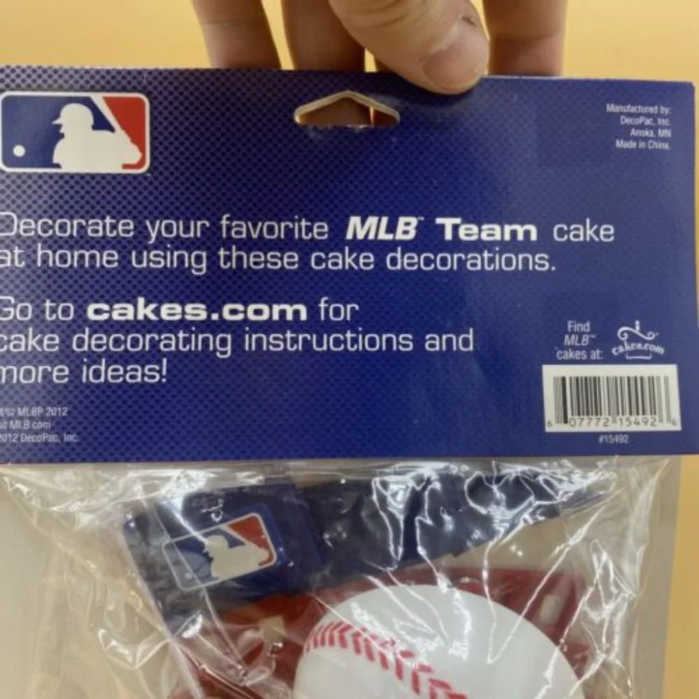 MLB Colorado Rockies CAKE Topper DECORATION Set DECOPAC Sports Party Baseball. C